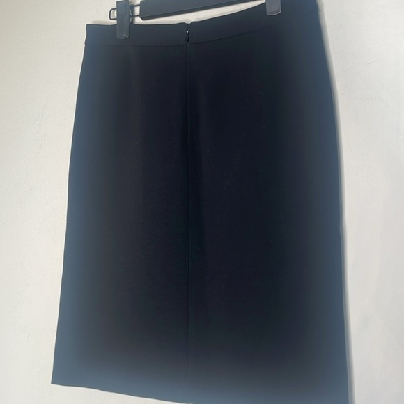 Diane Von furstenburg black wool sz 2 skirt - Picture 3 of 5
